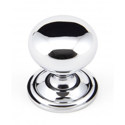 From The Anvil - Polished Chrome Mushroom Cabinet Knob - 32mm 92032