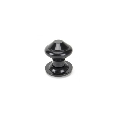 From The Anvil - Black Regency Centre Door Knob 92070