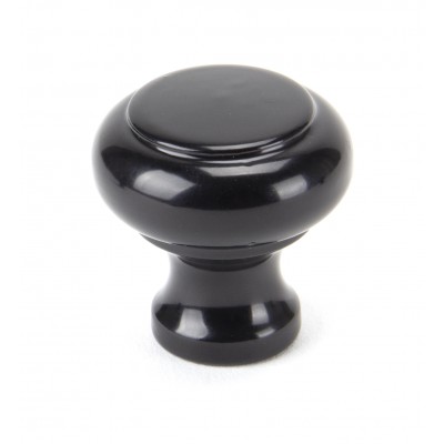 From The Anvil - Black Regency Cabinet Knob - Small 92099