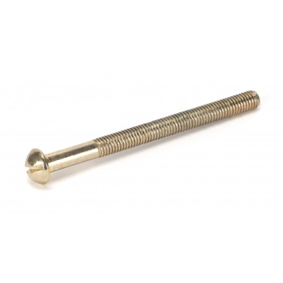 From The Anvil - Polished Brass SS M5 x 64mm Male Bolt (1) 92136