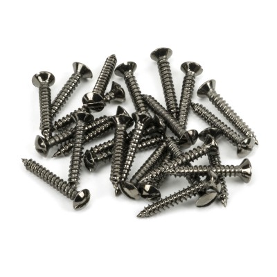 From The Anvil - Dark Stainless Steel 6 x 1" Countersunk Raised Head Screws (25) 92309