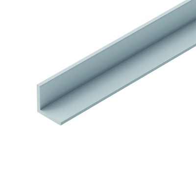 Cheshire Mouldings Aluminium Angle 2400x25x25m - Pack QTY 6 [AL03]