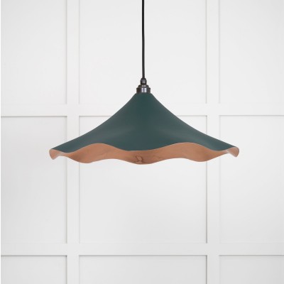 From The Anvil - Smooth Copper Flora Pendant in Dingle 49729SDI