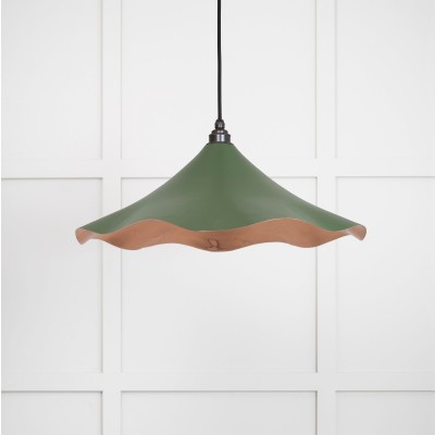 From The Anvil - Smooth Copper Flora Pendant in Heath 49729SH