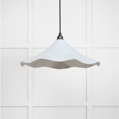 From The Anvil - Smooth Nickel Flora Pendant in Birch 49730SBI