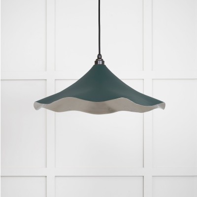 From The Anvil - Smooth Nickel Flora Pendant in Dingle 49730SDI