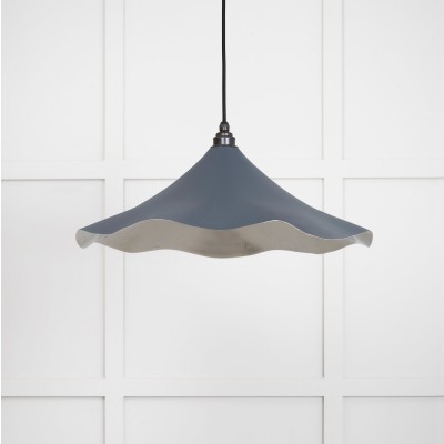 From The Anvil - Smooth Nickel Flora Pendant in Slate 49730SSL