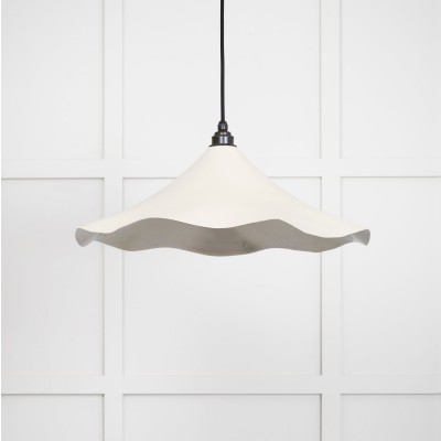 From The Anvil - Smooth Nickel Flora Pendant in Teasel 49730STE