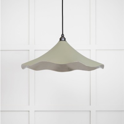 From The Anvil - Smooth Nickel Flora Pendant in Tump 49730STU