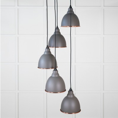 From The Anvil - Smooth Copper Brindley Cluster Pendant in Bluff 49736SBL
