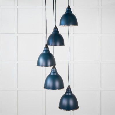 From The Anvil - Smooth Nickel Brindley Cluster Pendant in Dusk 49737SDU