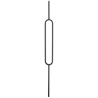 Pear Black Round Frame Spindle 1117mm Square