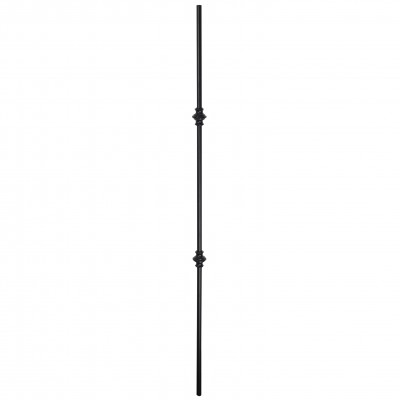 Pear Black Tube Two Collar Spindle 1117mm Round