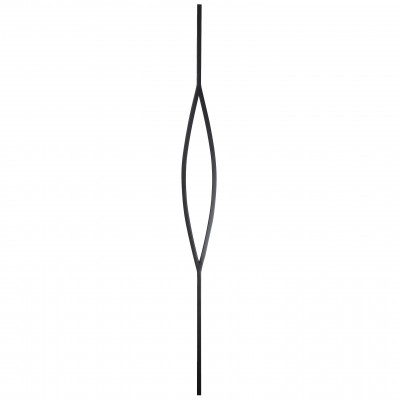 Pear Black Tear Drop Frame Spindle 1117mm Square