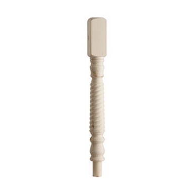 CHESHIRE MOULDINGS 855MM BENCHMARK PINE BARLEY TWIST NEWEL TURNING [BT196P] 