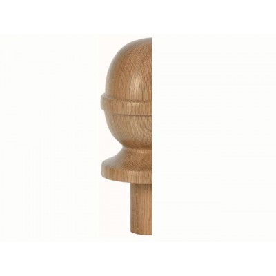 Staircase Half Newel Cap - Half Acorn Cap - Fernhill Range 60 x 120mm