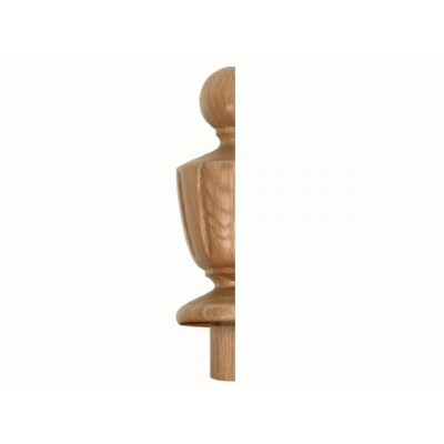 Staircase Half Newel Cap - Fluted Grecian Cap - Fernhill Range 60 x 120mm