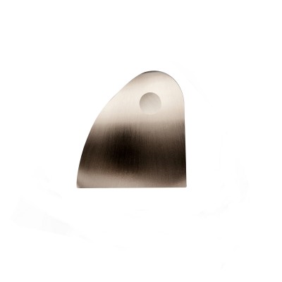 Cheshire Mouldings Clarity Brushed Nickel Glass Panel Brackets - Pack QTY 2 [CGPB2]
