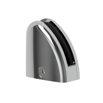 Cheshire Mouldings Clarity Chrome Glass Panel Brackets - Pack QTY 8 [CGPS8]