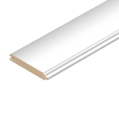 Cheshire Mouldings White Primed Tongue and Groove Cladding 2400 x 11 x 94mm - Pack QTY 4 [CL01]