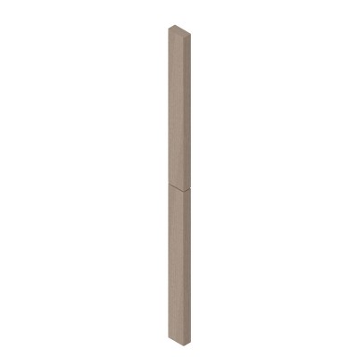 Cheshire Mouldings Oak Square Half Newel Post - 41x90x1500mm [CP15OH]