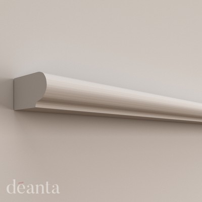 Deanta White Primed Bullnose Moulding 2400 x 45 x 25mm (2 Pack) [WPPGBN]