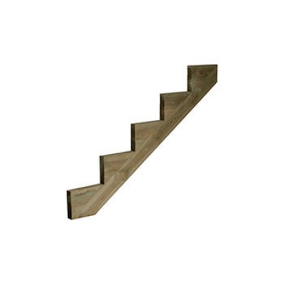Cheshire Mouldings Pine Core Deck Tread String 5 Steps [DS5]
