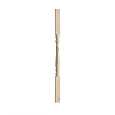 Cheshire Mouldings Pine Fluted Spindle - 41x895mm [FL90P]