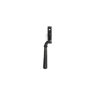 From The Anvil - Matt Black Hammered Newbury Espagnolette Fastener - Left Hand - 46492