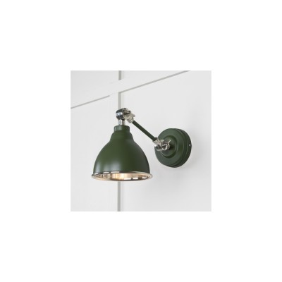 From The Anvil - Smooth Nickel Brindley Wall Light in Heath 49715SH