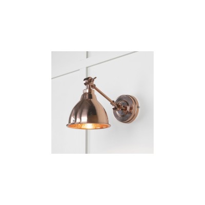 From The Anvil - Hammered Copper Brindley Wall Light 49717