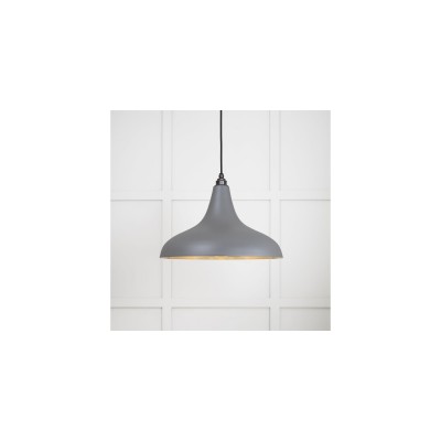 From The Anvil - Smooth Brass Frankley Pendant in Bluff 49722SBL