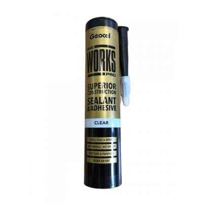 Geocel The Works Pro Clear Sealant - 290ml