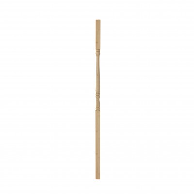 Light Bamboo Georgian Spindle - 35x35mm