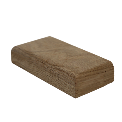 Pear Stairs Slim Oak Half Newel Cap - 90 x 45mm