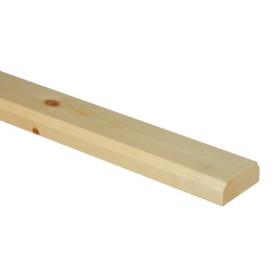 Richard Burbidge BR4200P Trademark Pine Ungrooved Baserail 4200mm