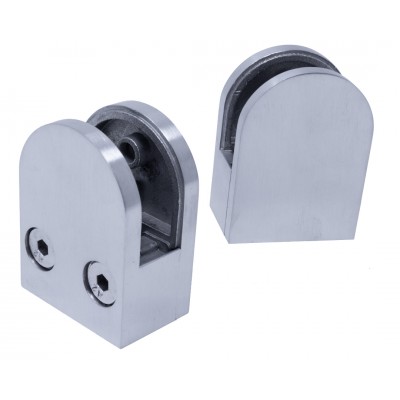 SOLUTION Brushed Nickel Large Flat Bracket - Pk Qty 2
