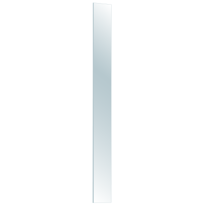 Pear Clear Glass Return Landing Panel 860mm x 8mm
