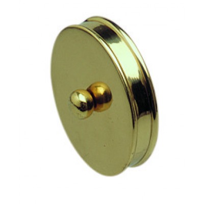 Richard Burbidge RHR01M Handrail Metal End Cap - Brass 54mm