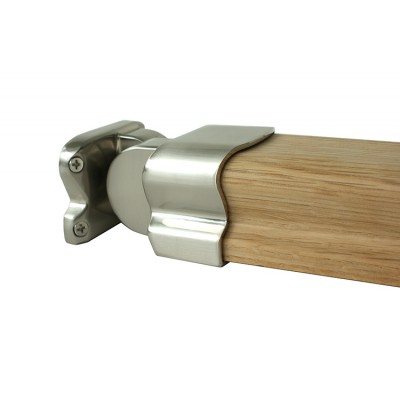 LTHR Traditional Handrail Connector Brushed Nickel
