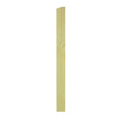 Richard Burbidge NB510/90PHALF Pine Newel Base Half 90 x 43 x 510mm