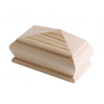 Richard Burbidge NC7HALF Trademark Hemlock Newel Cap Pyramid Half 90mm