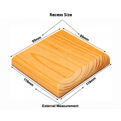 Staircase Newel Cap - Flat Cap 95mm