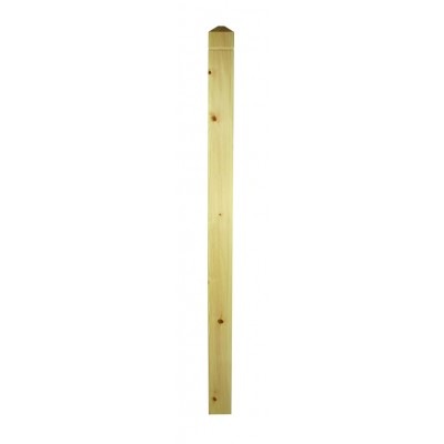Richard Burbidge NP1 Hallmark Pine Complete Square Newel 82x1330mm
