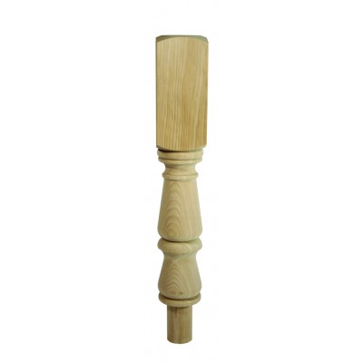 Richard Burbidge NT202/90 Trademark Hemlock Tulip Winder Newel Turning 90x497mm