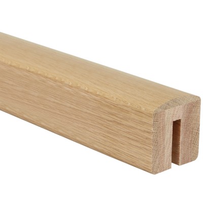Grooved Handrail for 8mm Glass