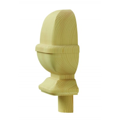 Richard Burbidge PNC/90PHALF Trademark Pine Newel Cap Provincial Half 90mm