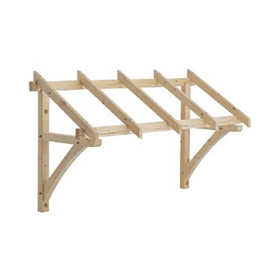 Cheshire Mouldings Pine Flat Roof Porch Canopy - 1600mm [PORCH003]