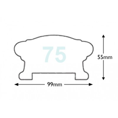 Profile Staircase Handrail No. 75