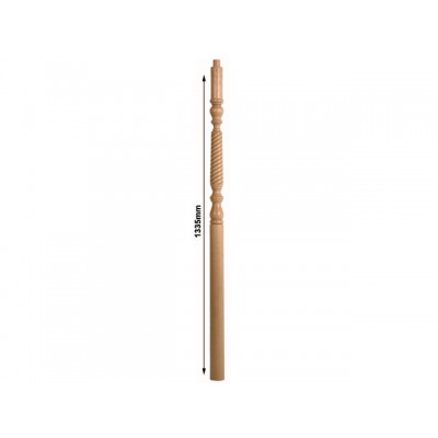 Oxford Twist Volute Newel Post